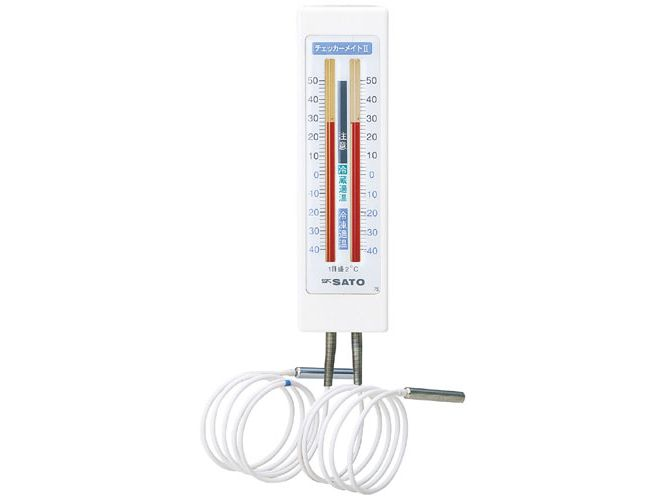 冷蔵庫用隔測温度計チェッカーメイトⅡ　2針