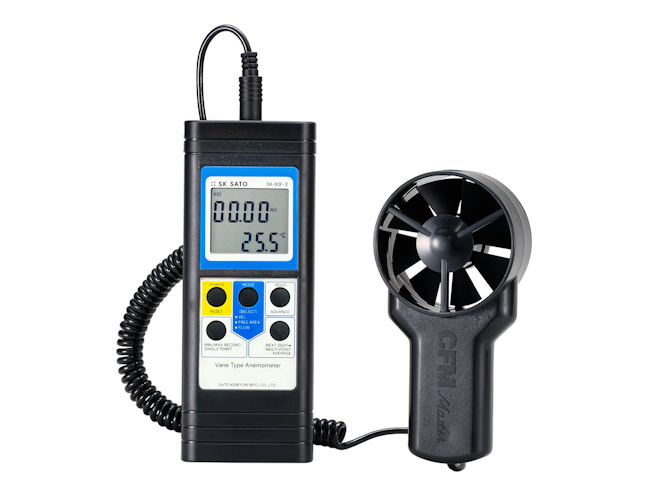 ベーン式風速計